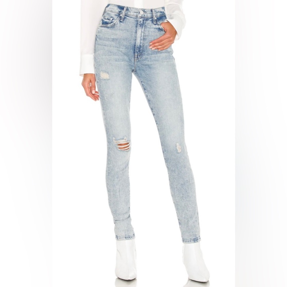 MOTHER JEANS SUPER SWOONER HIGH RISE SKINNY SZ 31